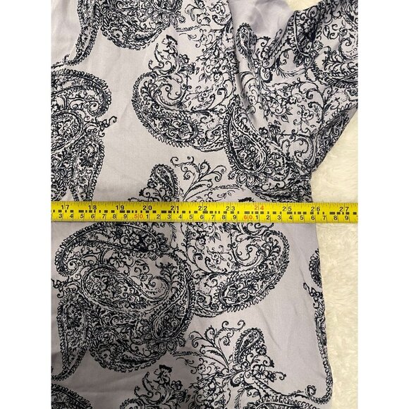 J. Jill Pure Jill Women's Pullover V-Neck Tunic Blouse 2X Long Sleeves Purple - Picture 7 of 9